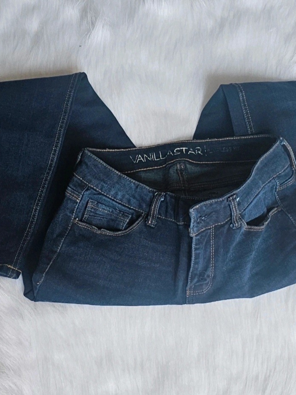 Vanilla Star Women's Dark Blue Stretch Jeans Dize 9